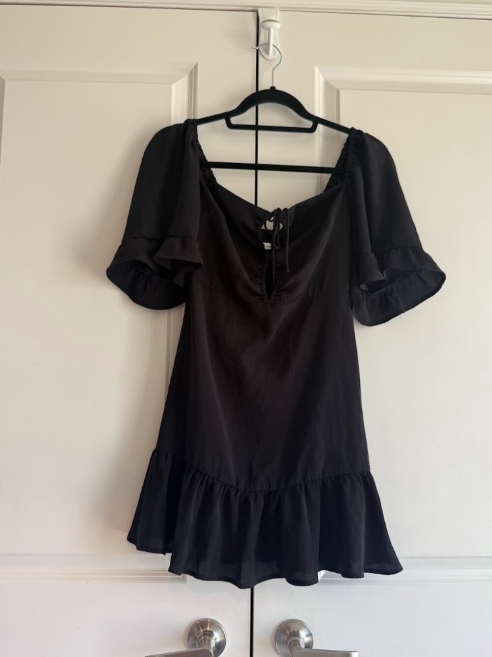 Abercrombie Cut Out Mini Black Dress
